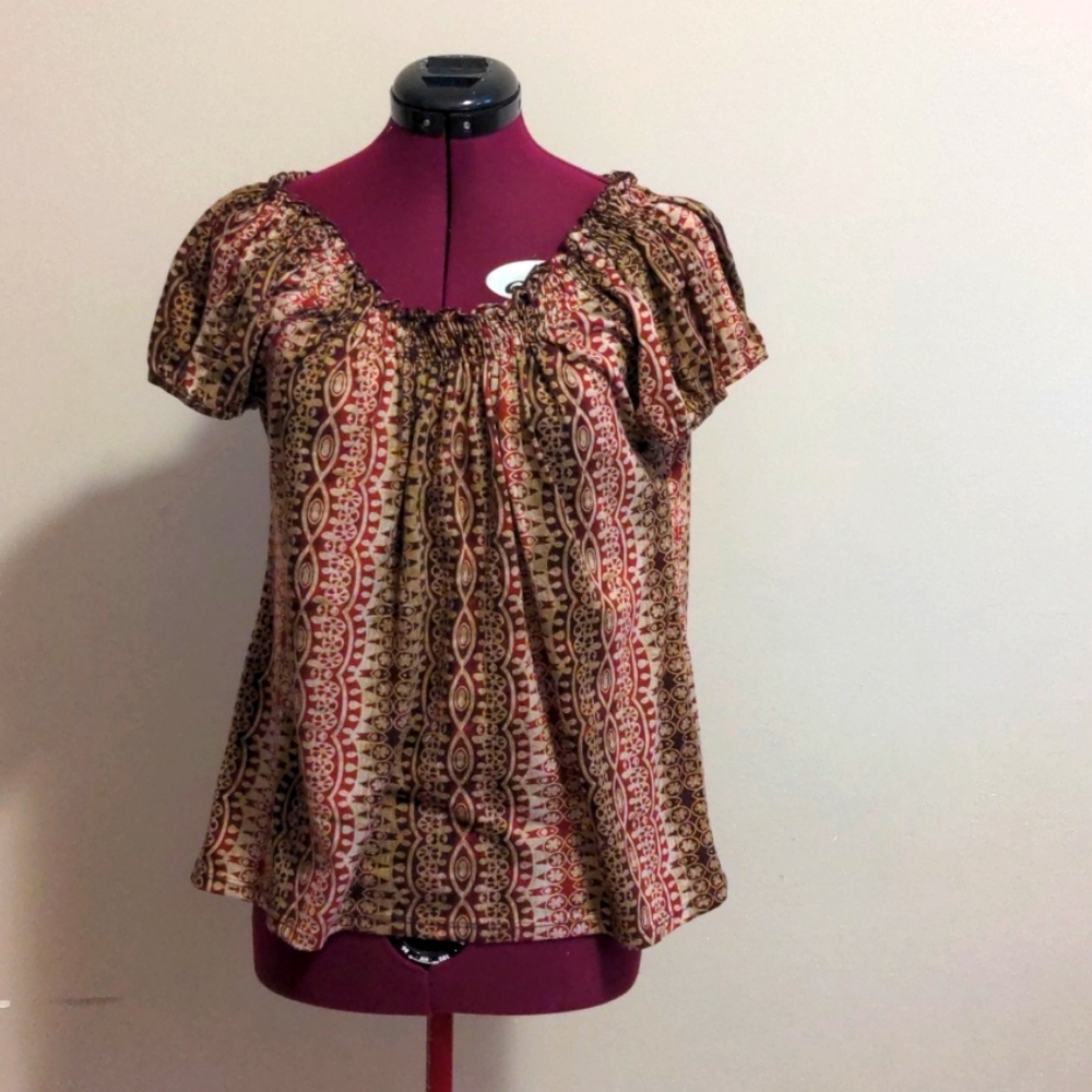 Ruffle collar blouse